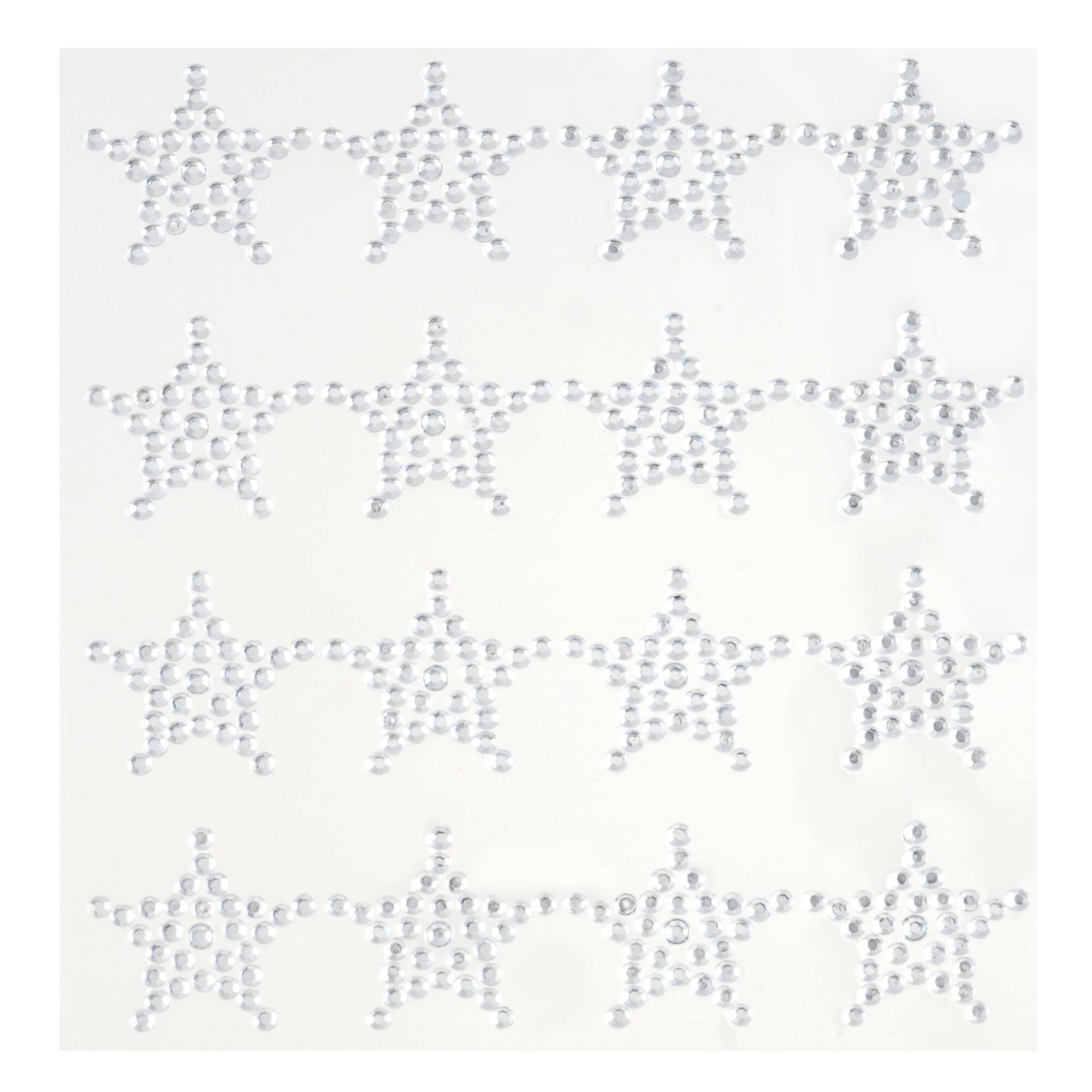 12 Packs: 16 ct. (192 total) Clear Star Bling Stickers by Recollections™